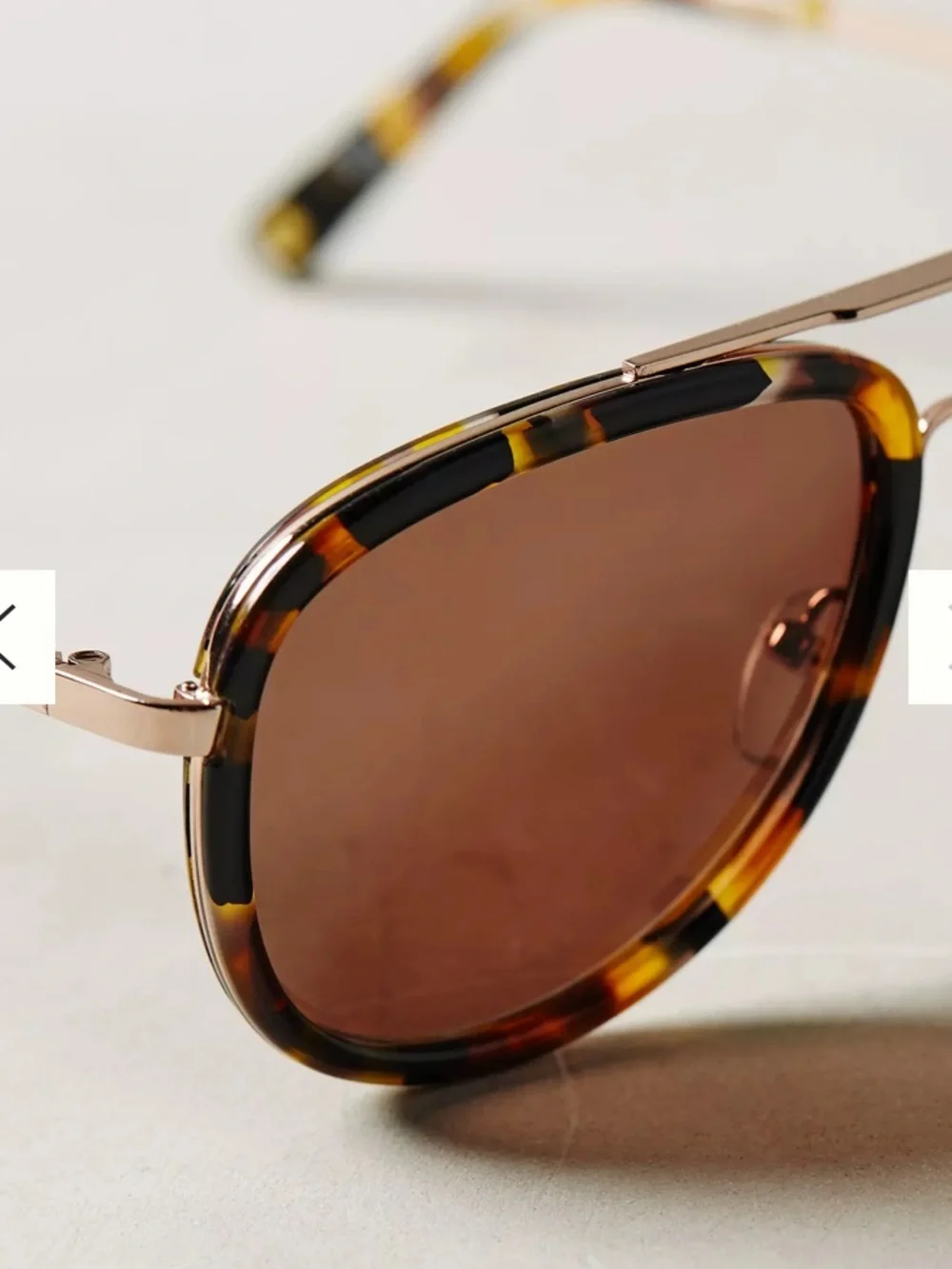 Anthropologie ett:twa Mattine Sunglasses